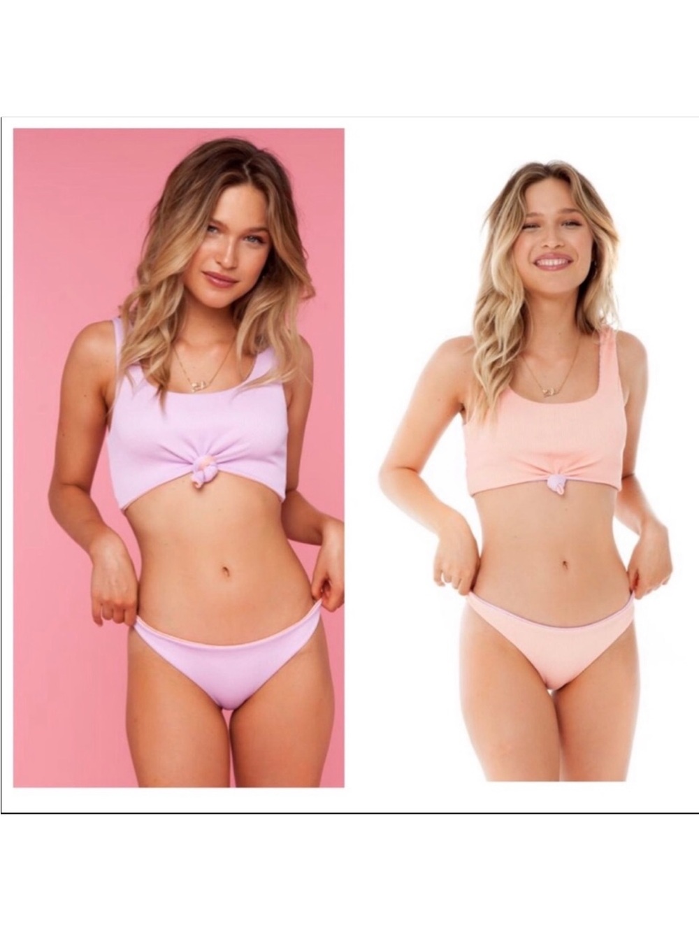 REVOLVE Bombshell Reversible Bikini set Lolli swim Large
